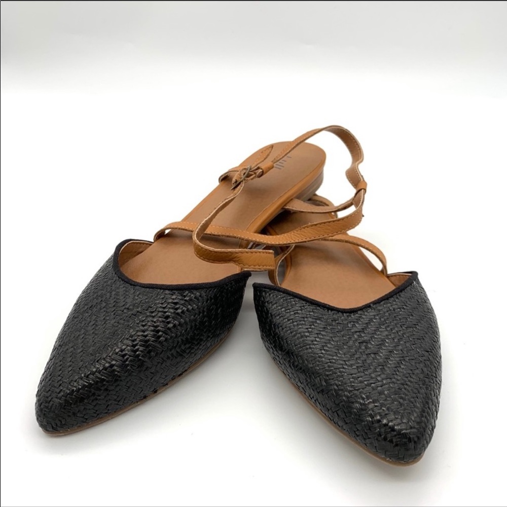 J JILL Cross Strap Pointed Toe Sandal, Size 9.5